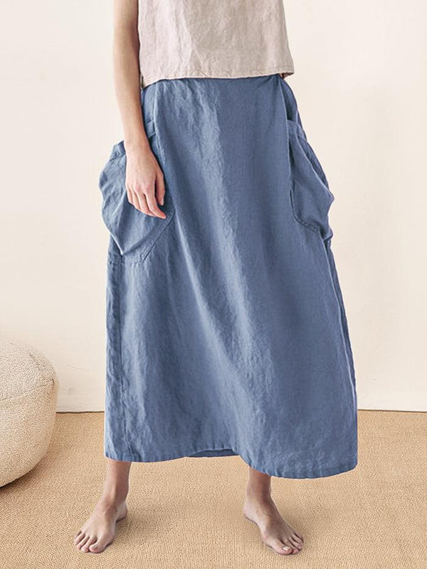 100PercentLinenElasticWaistSkirt-DustyBlue-1-2_e14dce81-b9d7-4348-b879-09862443fce0.jpg