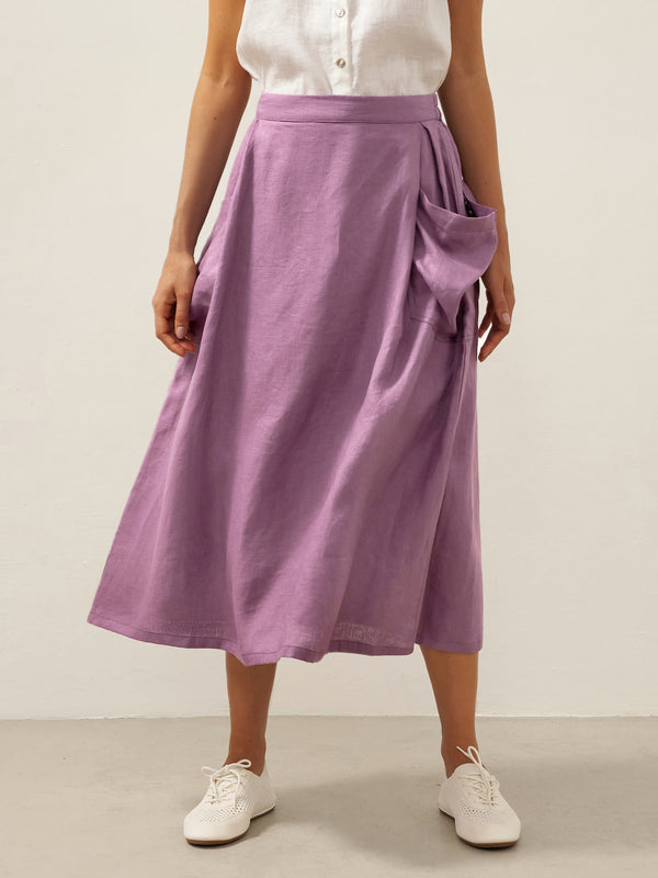 100_LinenElasticWaistSkirtMARINADustyLavenderSKT218.jpg