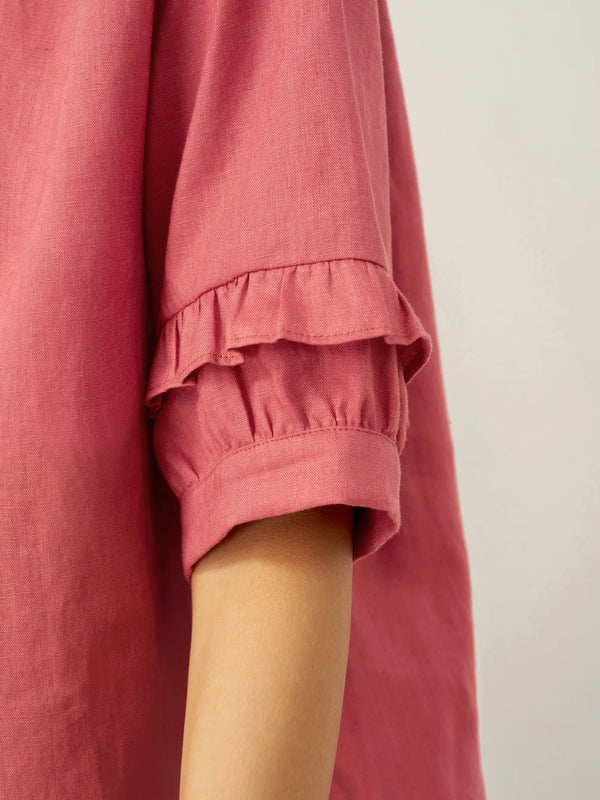 100_LinenFlutterSleeveDrawstringTopPomegranateRedOT526.jpg