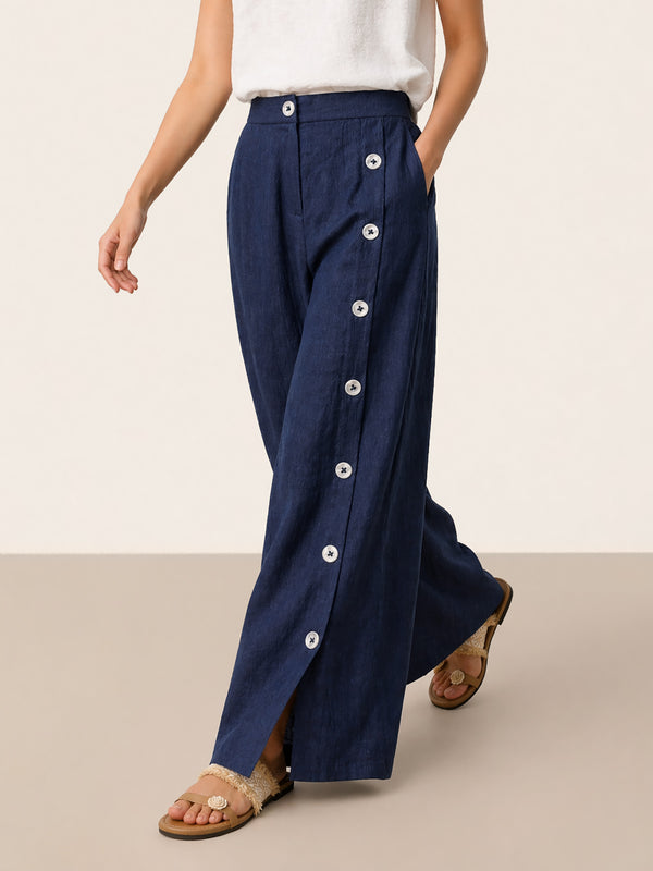 100_Linen_Buttoned_Slit-Hem_Pants_KATYA_NavyBlue_PT80_02.jpg