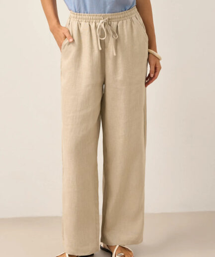 LWZLI™ 100% Linen Classic Pants LYON