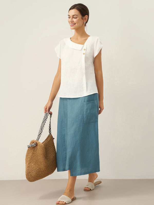 100_Linen_Crescent_Collar_Flutter_Sleeve_Top_Fara_Optic_White_OT53_12.jpg