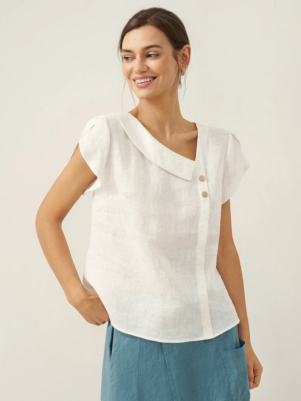 100_Linen_Crescent_Collar_Flutter_Sleeve_Top_Fara_Optic_White_OT53_2.jpg