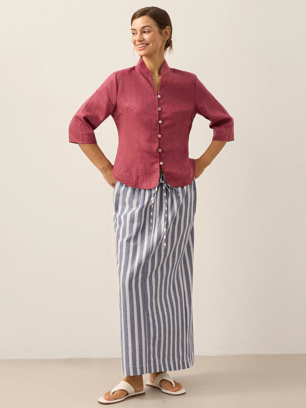 100_Linen_Hand_Button_Fitted_Jacket_AMELIA_Ancora_Red_JK22_5.jpg
