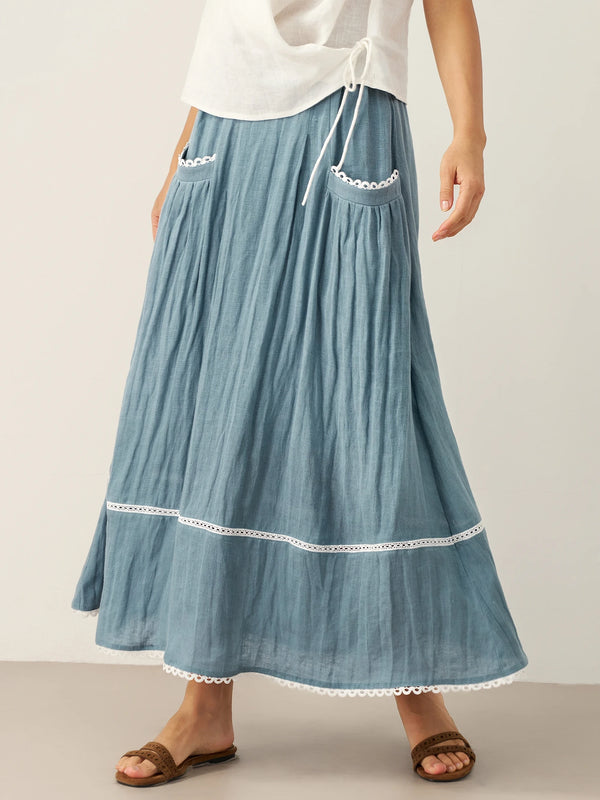 100_Linen_Lace-Up_Pocket_Skirt_Haze_Blue_SKT24_2.jpg