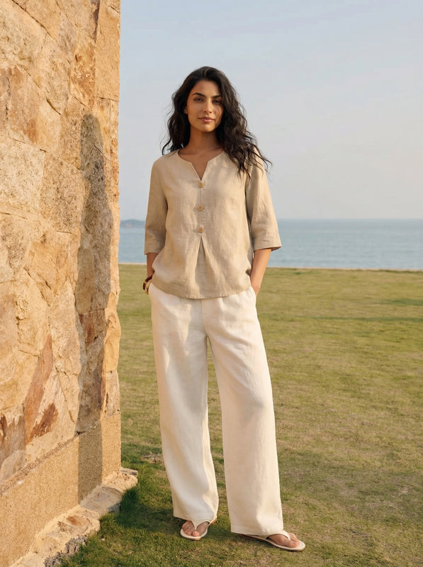 100_Linen_Split_Neck_Inverted_Pleat_Top_TABITHA_2.jpg
